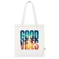 Good Vibes Tropical Sunset Tote Bag