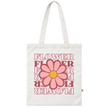 Retro Groovy Flower Tote Bag