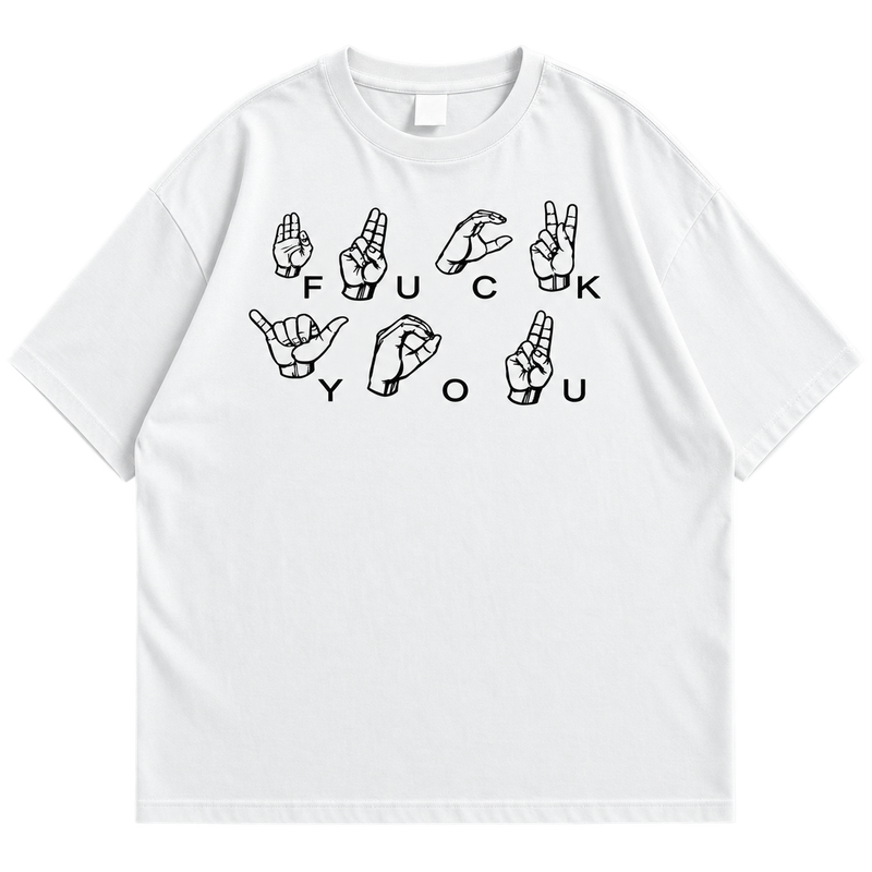 ASL Fingerspelling Graphic Tee