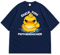 "Duck You Motherducker" Angry Duck Navy Blue Tee