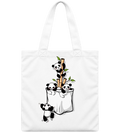 Panda Pocket Tote Bag