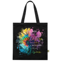 Girl With A Dream Woman With A Vision Sunflower Tote Bag