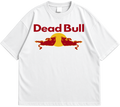 "Dead Bull" Energy Drink  Drop Shoulder Graphic Streetwear Tee