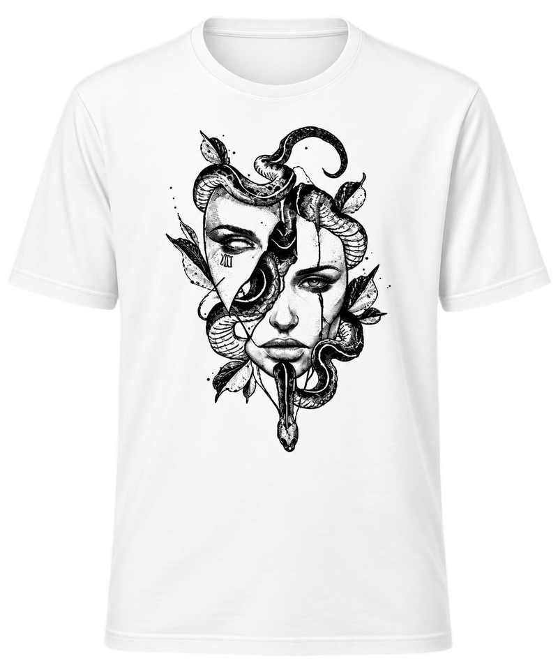 Medusa Serpent Goddess Graphic T-Shirt