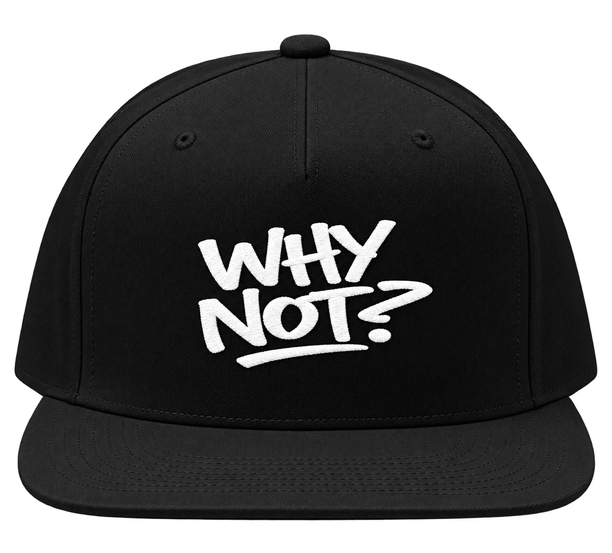 Why Not? Graffiti Snapback Cap
