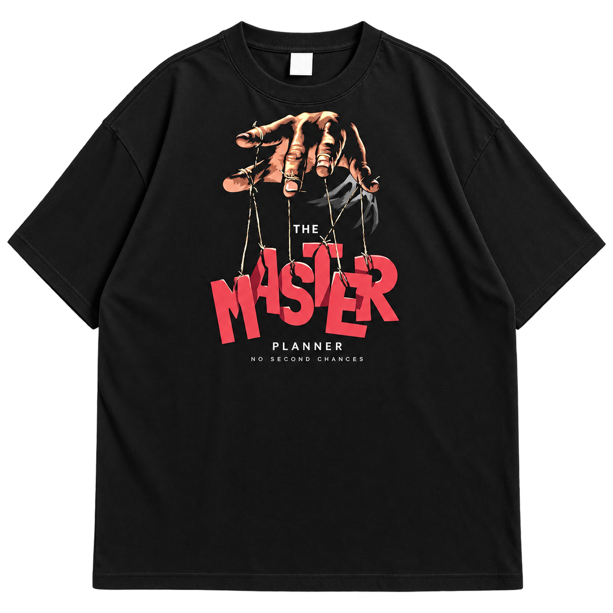 The Master Graphic Drop Shoulder Streetwear Tee