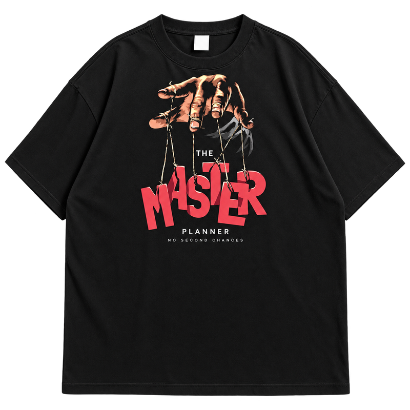 The Master Graphic Drop Shoulder Streetwear Tee