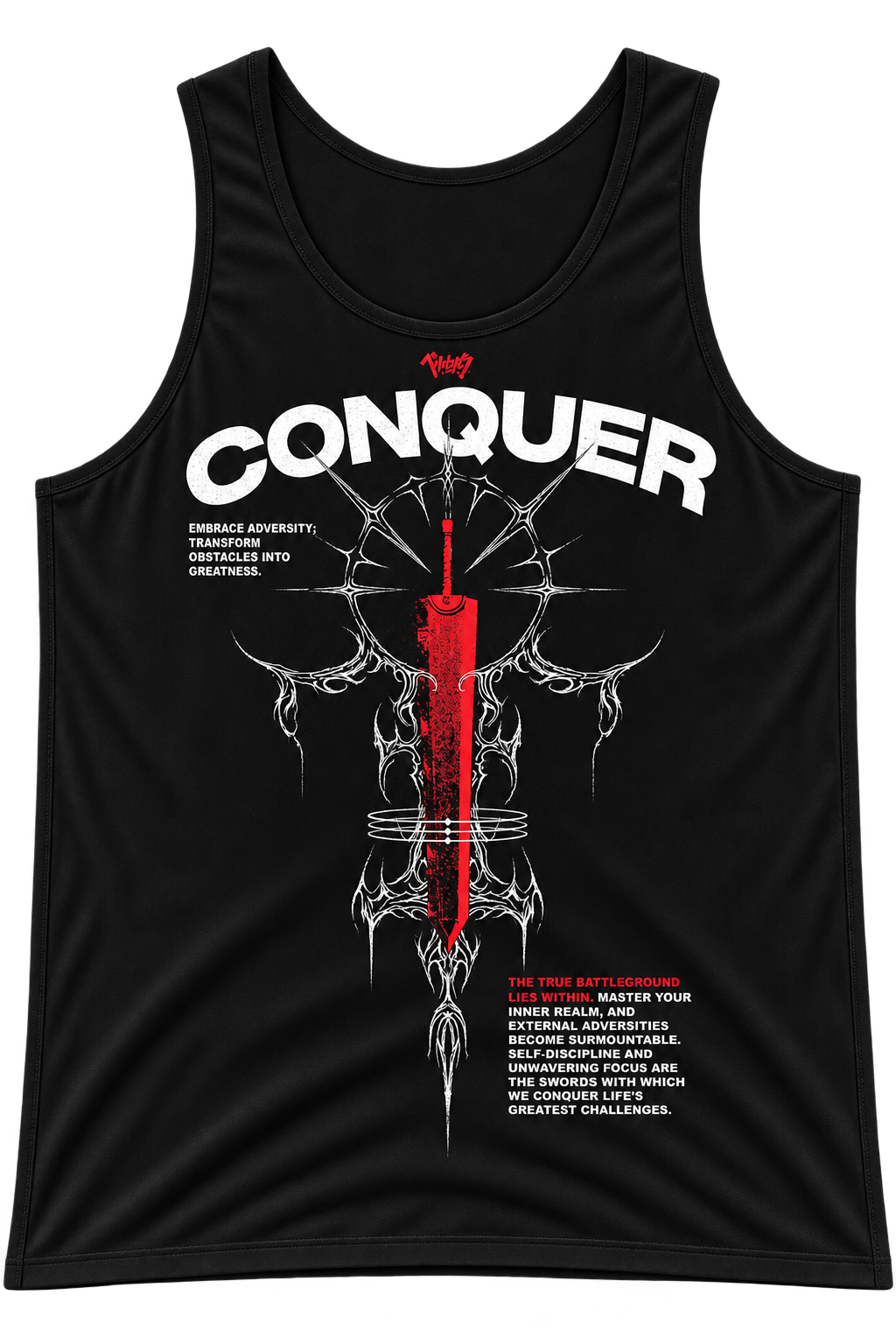 Conquer Motivation Gym Tank Top for Men