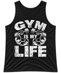 "Gym Is My Life" Dumbbell Muscle Tank Top