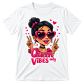 Queen Vibes Only Graphic T-Shirt for Girls