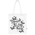 Enjoy The Little Things Butterfly Tote Bag