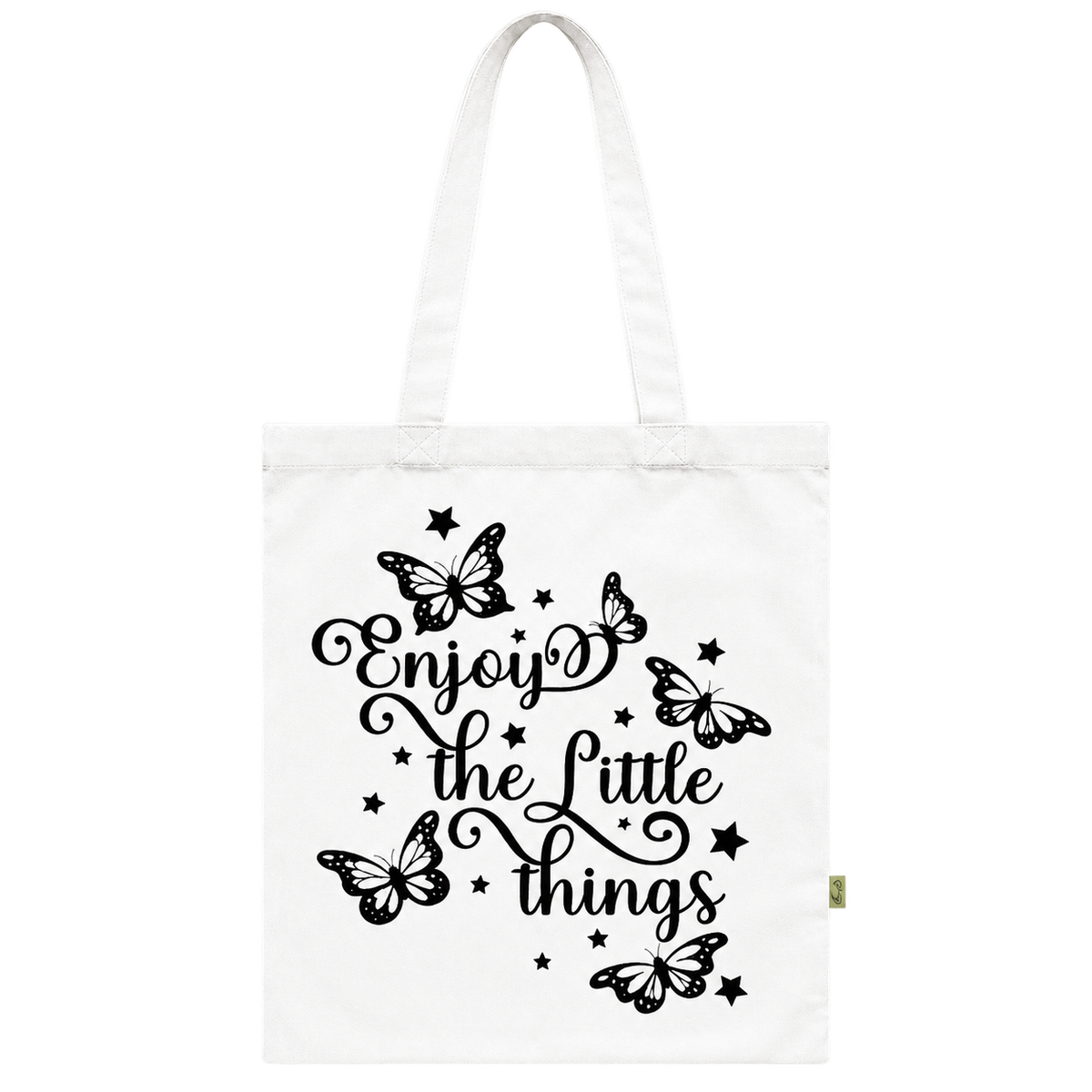 Enjoy The Little Things Butterfly Tote Bag