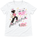 "You Can Do It" Stairway Motivation Baby Tee
