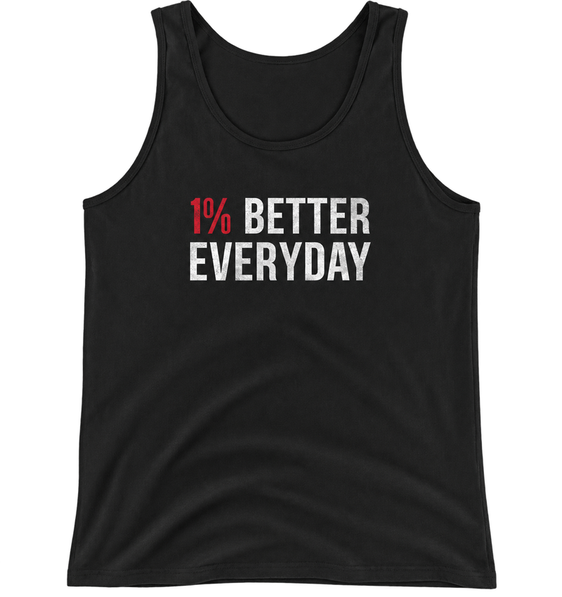 "1% Better Everyday" Compound Growth Tank Top