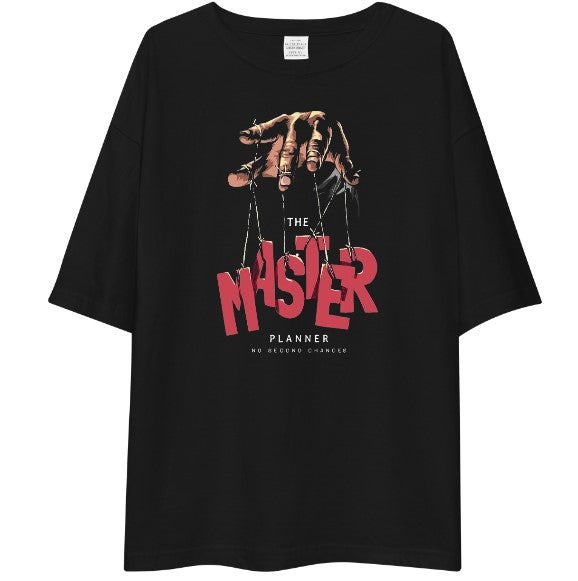 The Master Oversized Graphic T-Shirt – Premium Black Streetwear Tee | 170-180 GSM