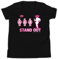 "Born To Stand Out Not Fit In" Neon Glow Baby Tee