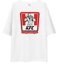 "Finger Breakin' Good" Fighter Parody Drop Shoulder Shirt | Funny Pop Culture Streetwear Tee – White