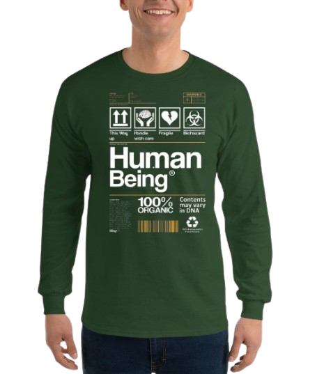 Human Being 100% Organic Long Sleeve T-Shirt