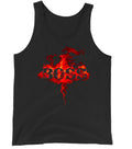 "BOSS" Fire Flame Tank Top | Men's Alpha Power Streetwear Gym Vest – Black