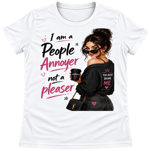 "People Annoyer Not A Pleaser" Baby Tee