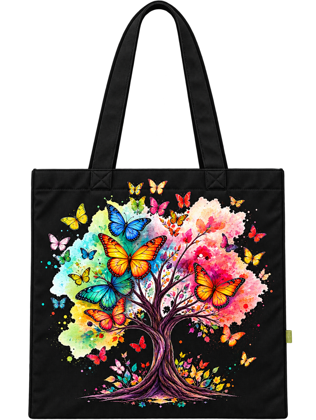 Butterfly Tree of Life Graphic Tote Bag