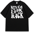 Never Look Back Graphic Drop Shoulder Shirt