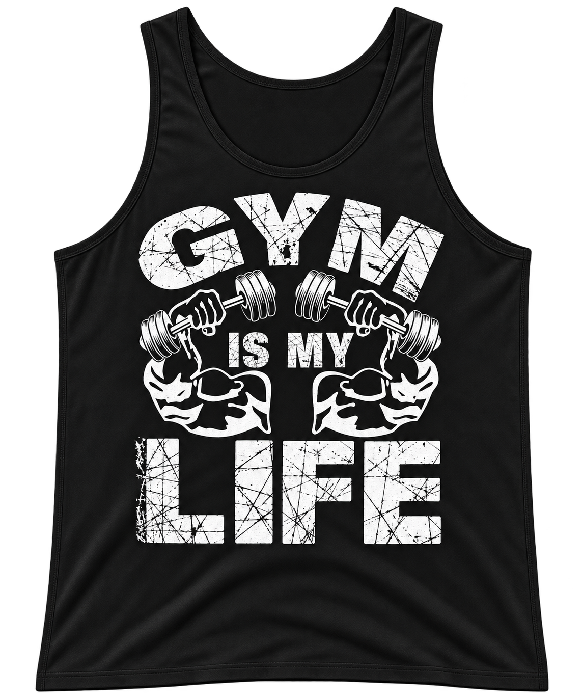 Gym Is My Life Fitness Tank Top for Men