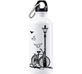 Vintage Bicycle Street Lamp Water Bottle