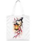 Cherry Blossom Lantern Tote